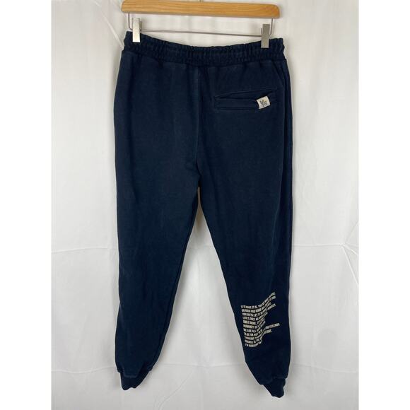YoungLA Jogger Pant Navy Blue Cuff Ankle Tie Elastic Waist Men's 230 Size S - Picture 7 of 11